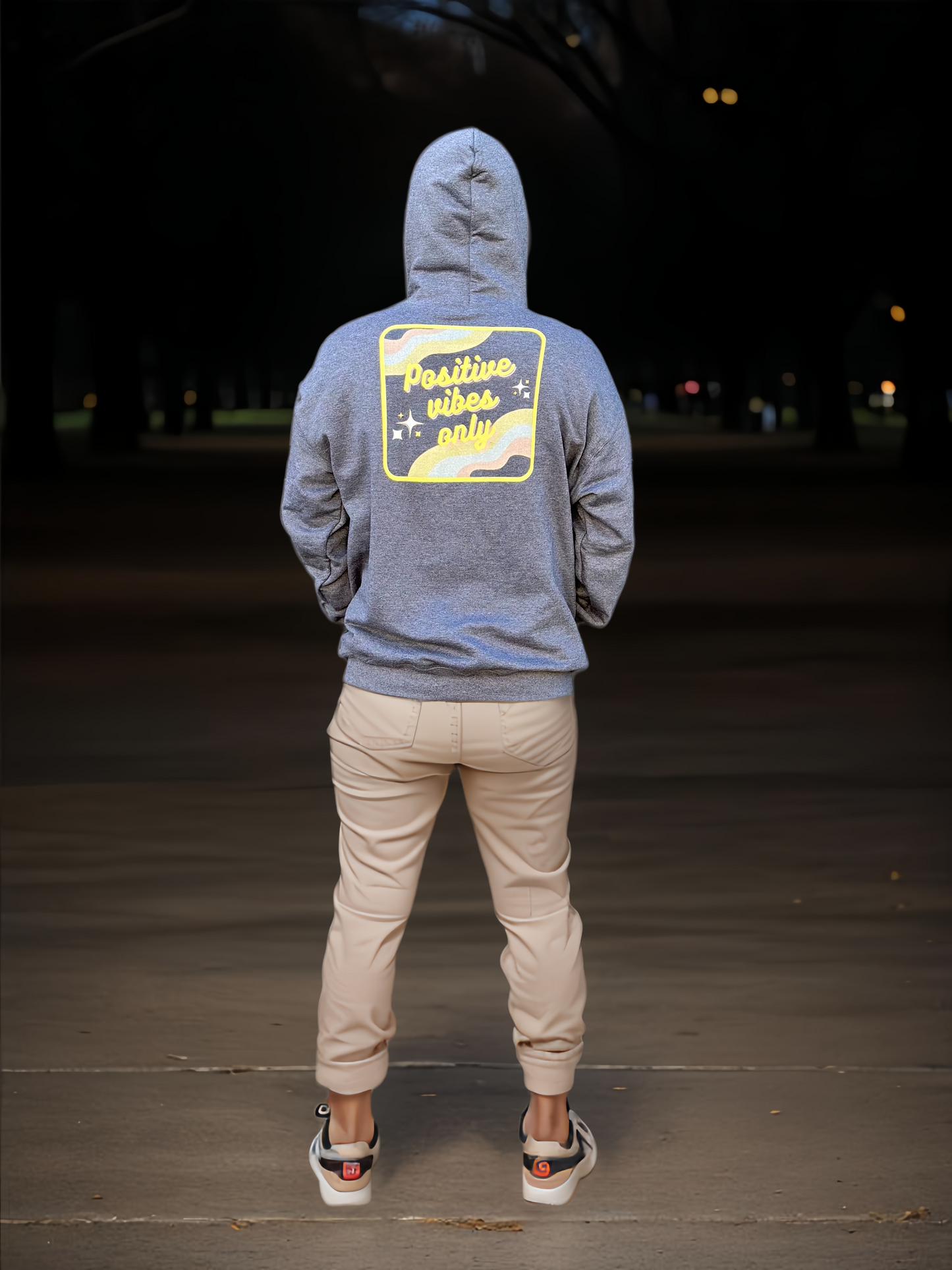 Positive Vibes Only Hooded Sweatshirt